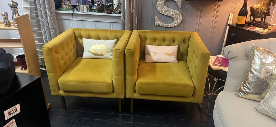 Gold Accent Chairs
