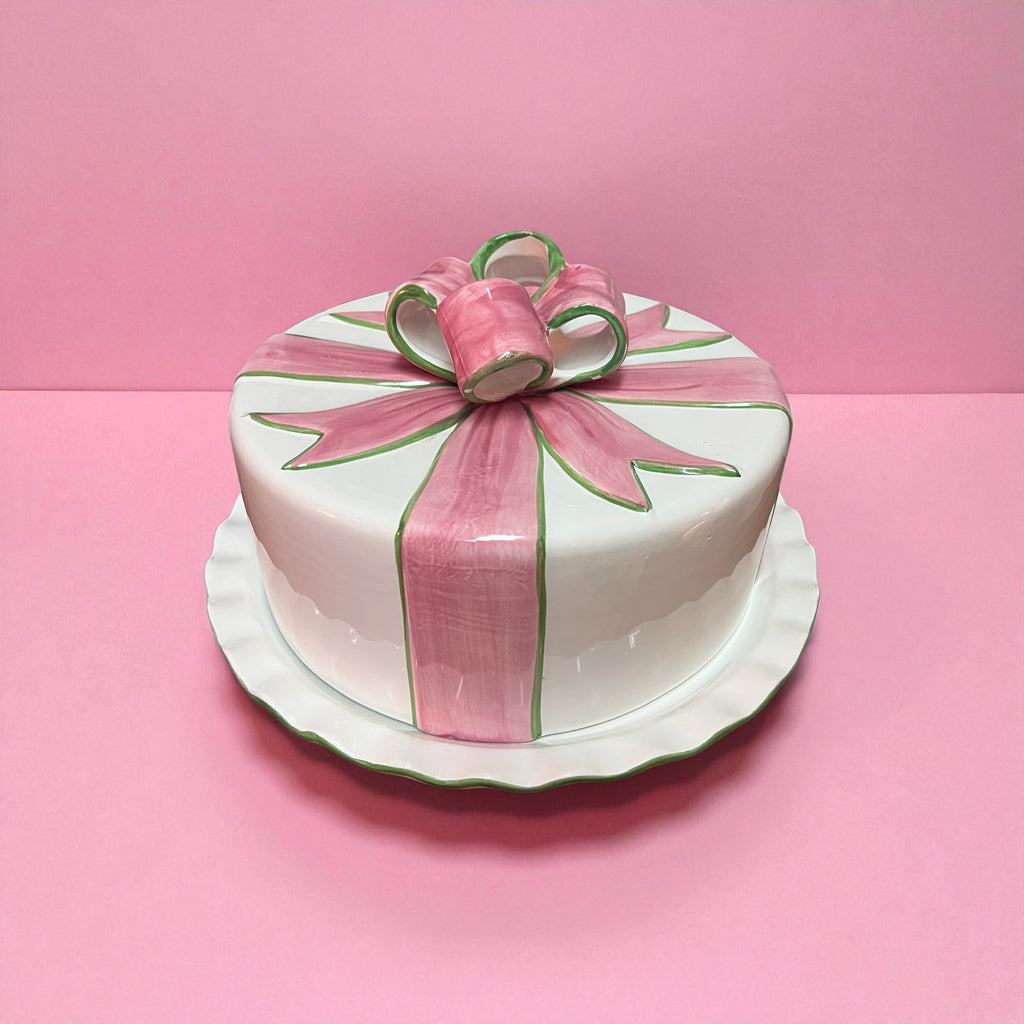 Vintage Cake Plate with Dome